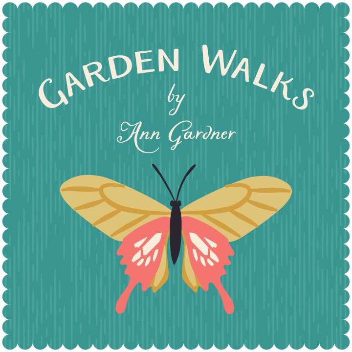 Streaming - Red - Garden Walks - Ann Gardner - Cloud 9 Fabrics - Poplin - Simplifi Fabric