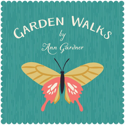 Streaming - Red - Garden Walks - Ann Gardner - Cloud 9 Fabrics - Poplin - Simplifi Fabric