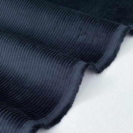 Stretch Corduroy - 8 Wale - Indigo - Simplifi Fabric