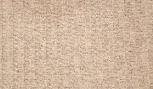 Striped Jacquard Cotton Jersey - European Import - Oeko - Tex® - Beige - Simplifi Fabric