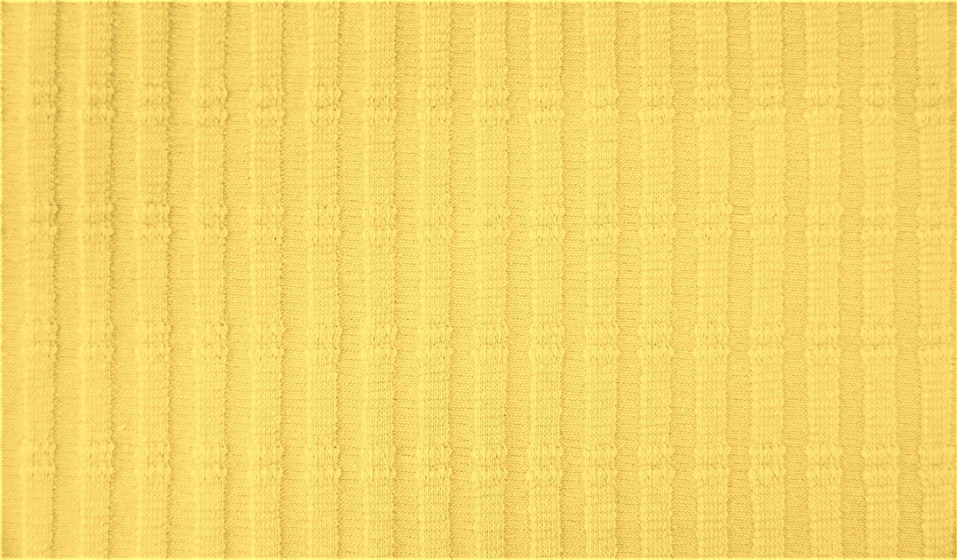 Striped Jacquard Cotton Jersey - European Import - Oeko - Tex® - Light Yellow - Simplifi Fabric