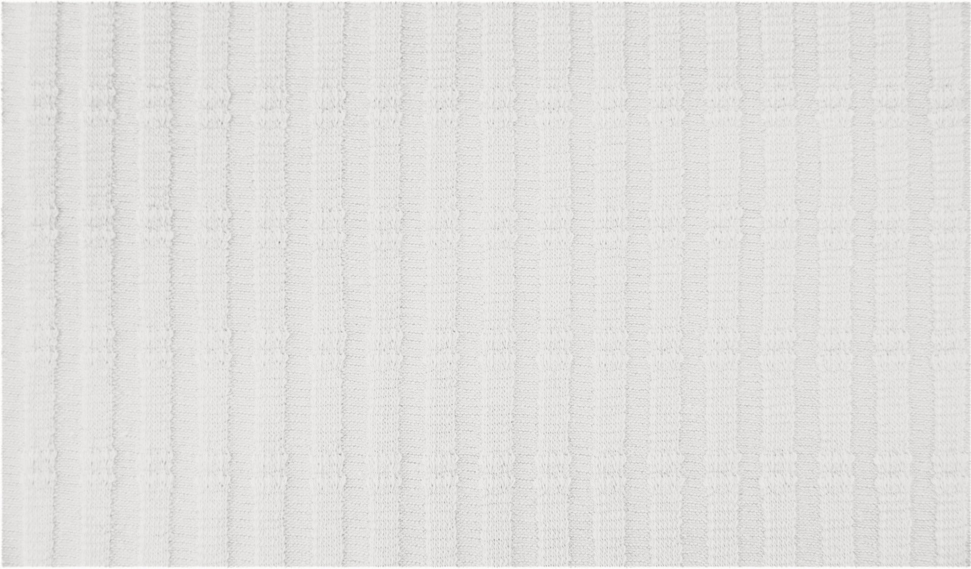 Striped Jacquard Cotton Jersey - European Import - Oeko - Tex® - White - Simplifi Fabric