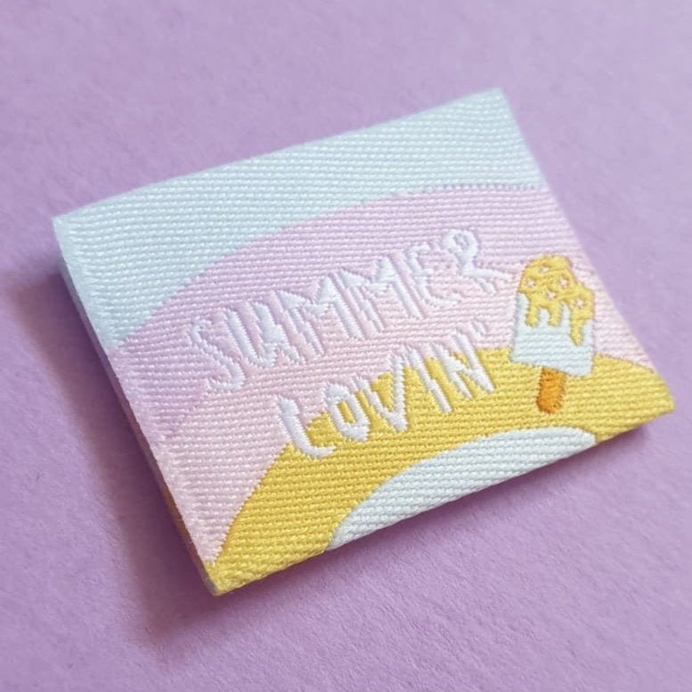 "SUMMER LOVIN'" Woven Label Pack - Sew Anonymous - Simplifi Fabric