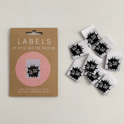 "TA - DA" Woven Label Pack - Kylie And The Machine - Simplifi Fabric