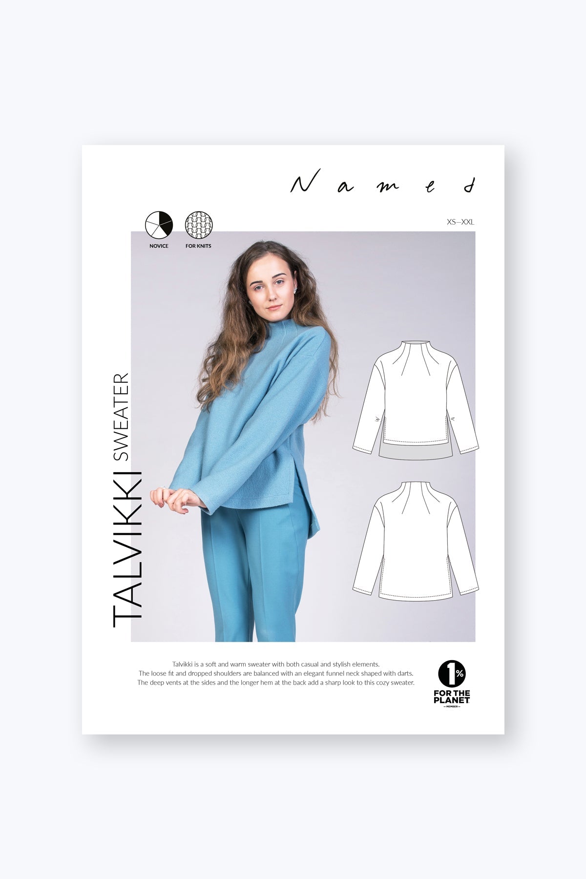 Talvikki Sweater - PDF Pattern - Named Clothing - Simplifi Fabric