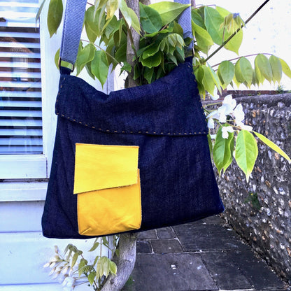 The Almost Square Bag Sewing Pattern - Dhurata Davies - Simplifi Fabric