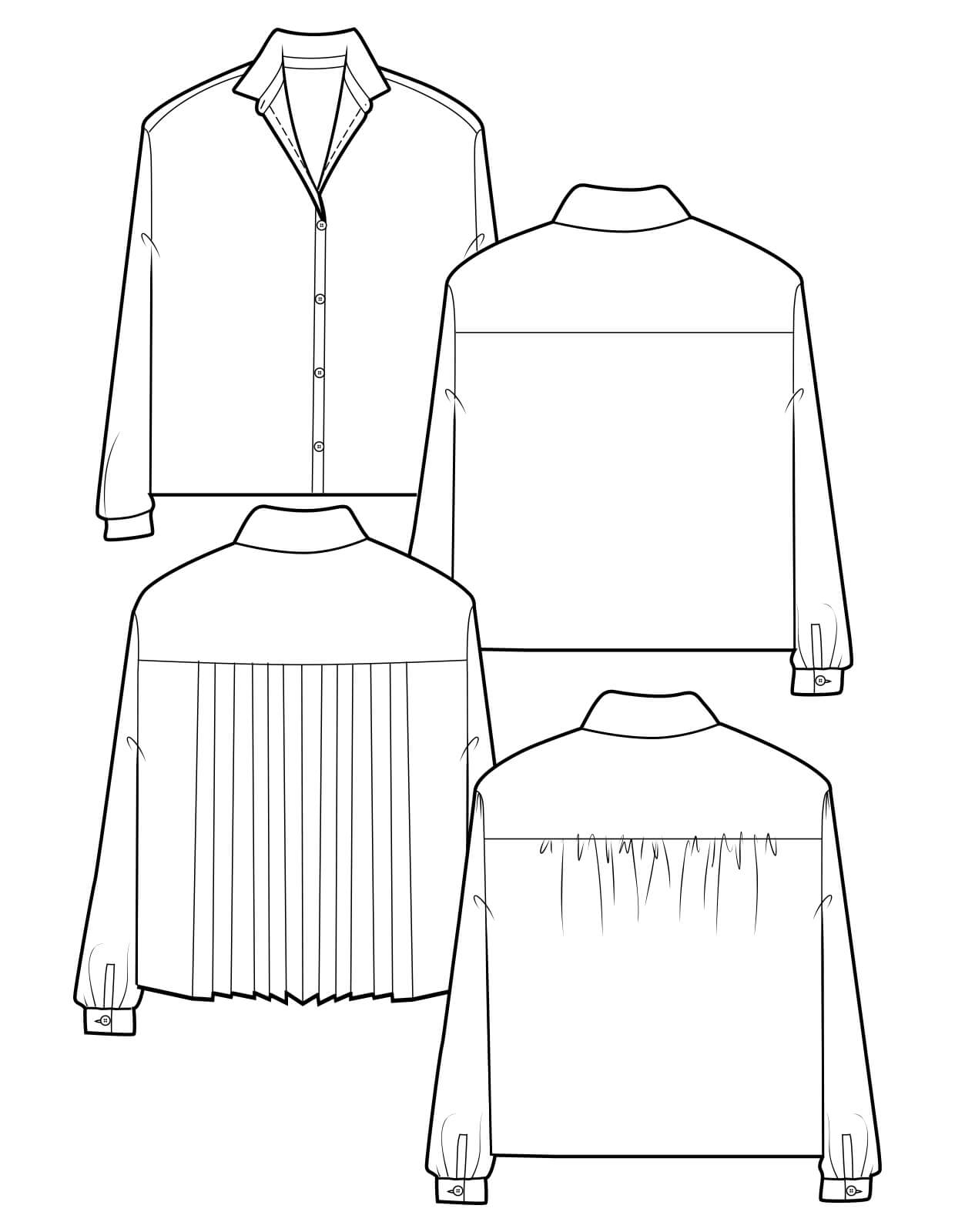 The Atelier Shirt - PDF Pattern - The Makers Atelier - Simplifi Fabric