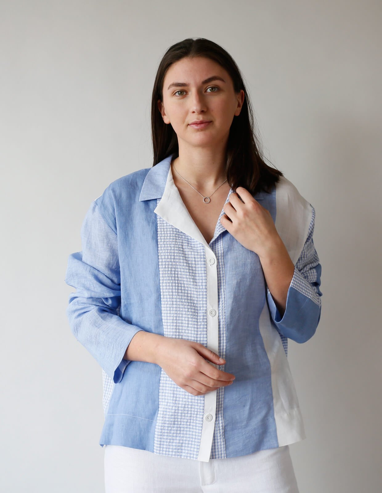 The Box Shirt - PDF Pattern - The Makers Atelier - Simplifi Fabric