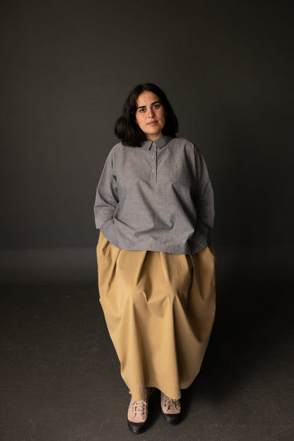 The Ellsworth Oversized Boxy Shirt Pattern - Merchant & Mills - Simplifi Fabric