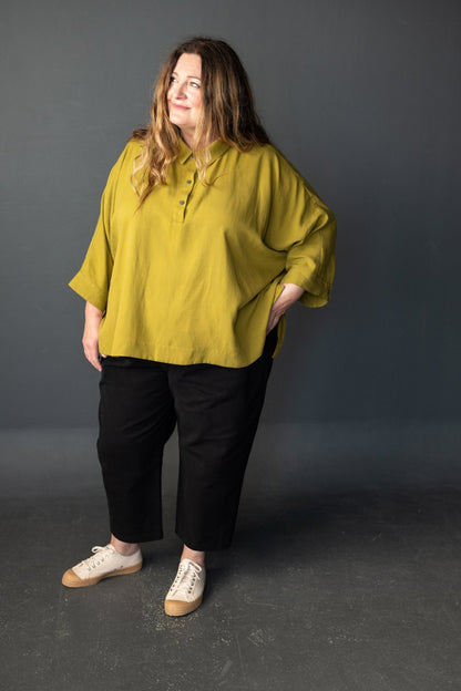 The Ellsworth Oversized Boxy Shirt PDF Pattern - Merchant & Mills - Simplifi Fabric