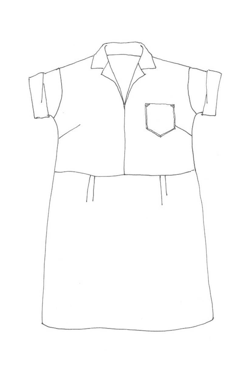 The Factory Dress Pattern - Merchant & Mills - Simplifi Fabric