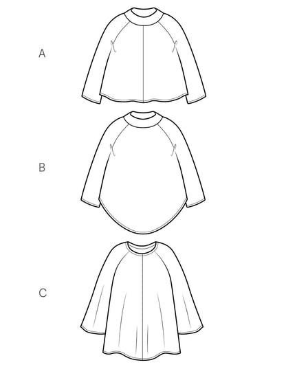 The Flared Tunic and Top - PDF Pattern - The Makers Atelier - Simplifi Fabric