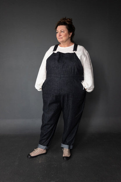 The Harlene Dungarees / Overalls PDF Pattern - Merchant & Mills - Simplifi Fabric