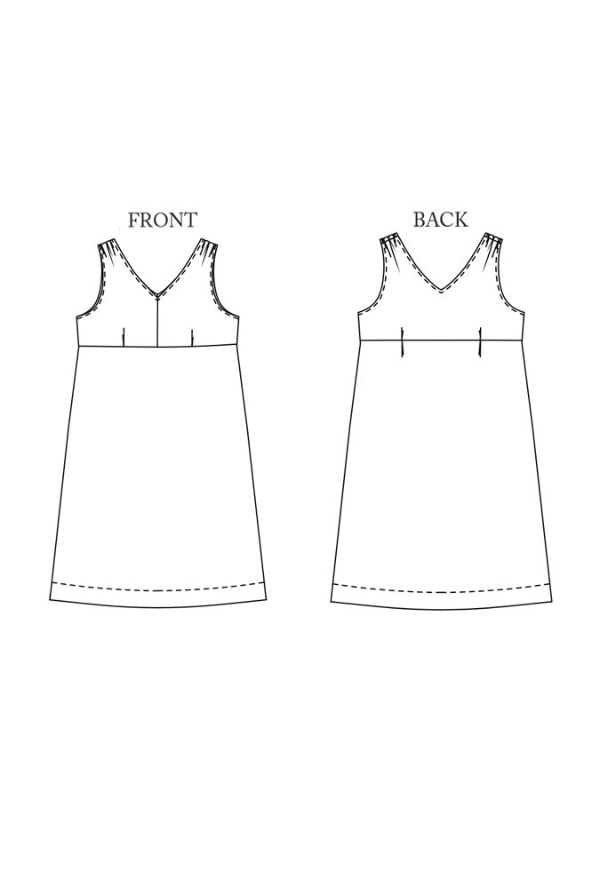 The Lilian Slip Dress PDF Pattern - Merchant & Mills - Simplifi Fabric