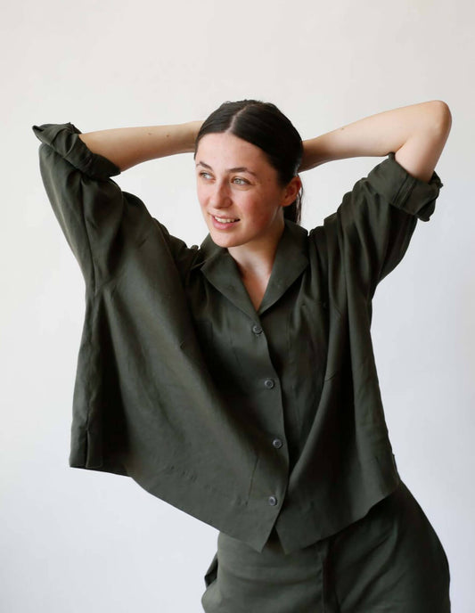 The Lounge Shirt - PDF Pattern - The Makers Atelier - Simplifi Fabric