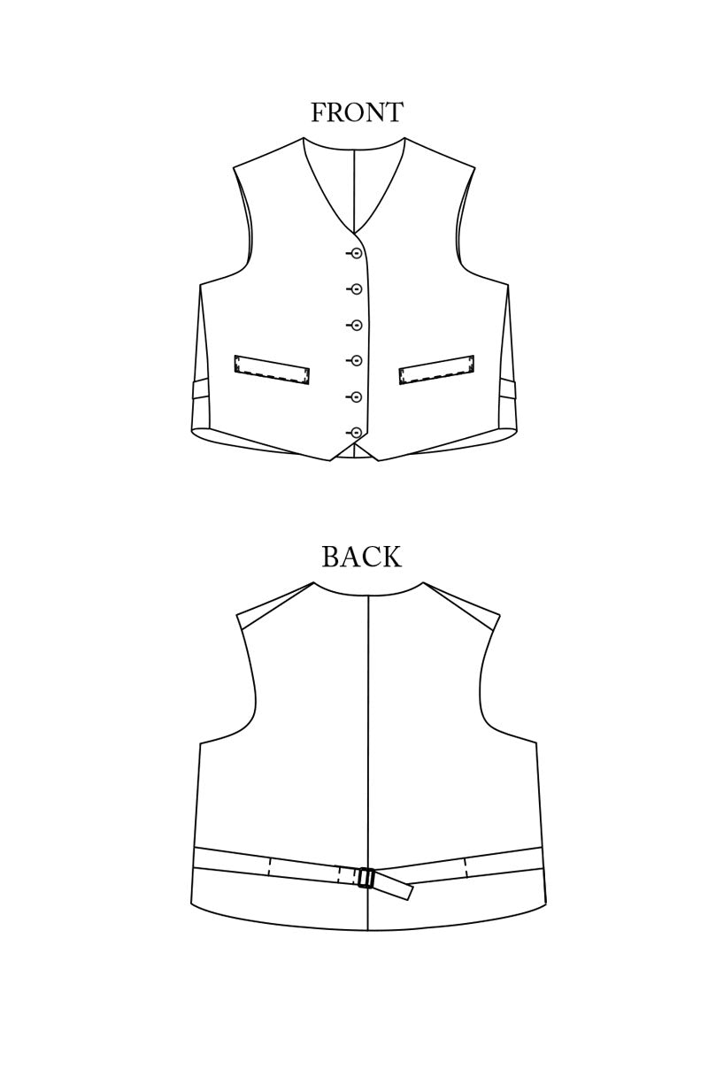 The Miller Waistcoat PDF Pattern - Merchant & Mills - Simplifi Fabric