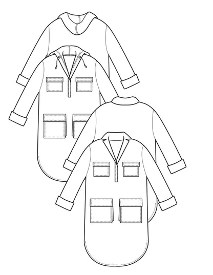 The Overshirt - PDF Pattern - The Makers Atelier - Simplifi Fabric