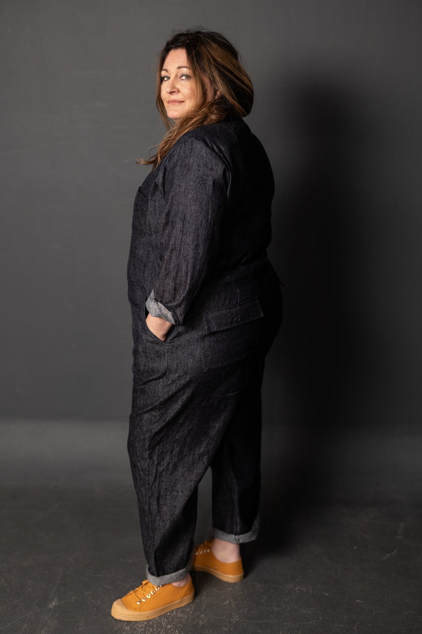 Grey boiler suit womens clearance