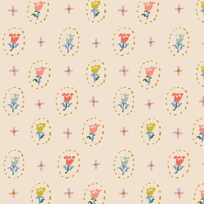 Tiny Tulips - Floral Frenzy - Samantha Johnson - Cloud 9 Fabrics - Poplin - Simplifi Fabric