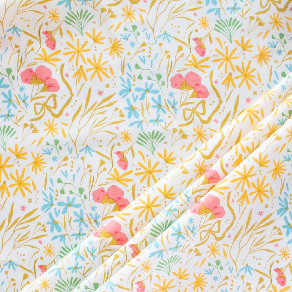 Tossed Bouquet - Wild Fronds Market by Kate Capone - Birch Fabrics - Poplin - Simplifi Fabric