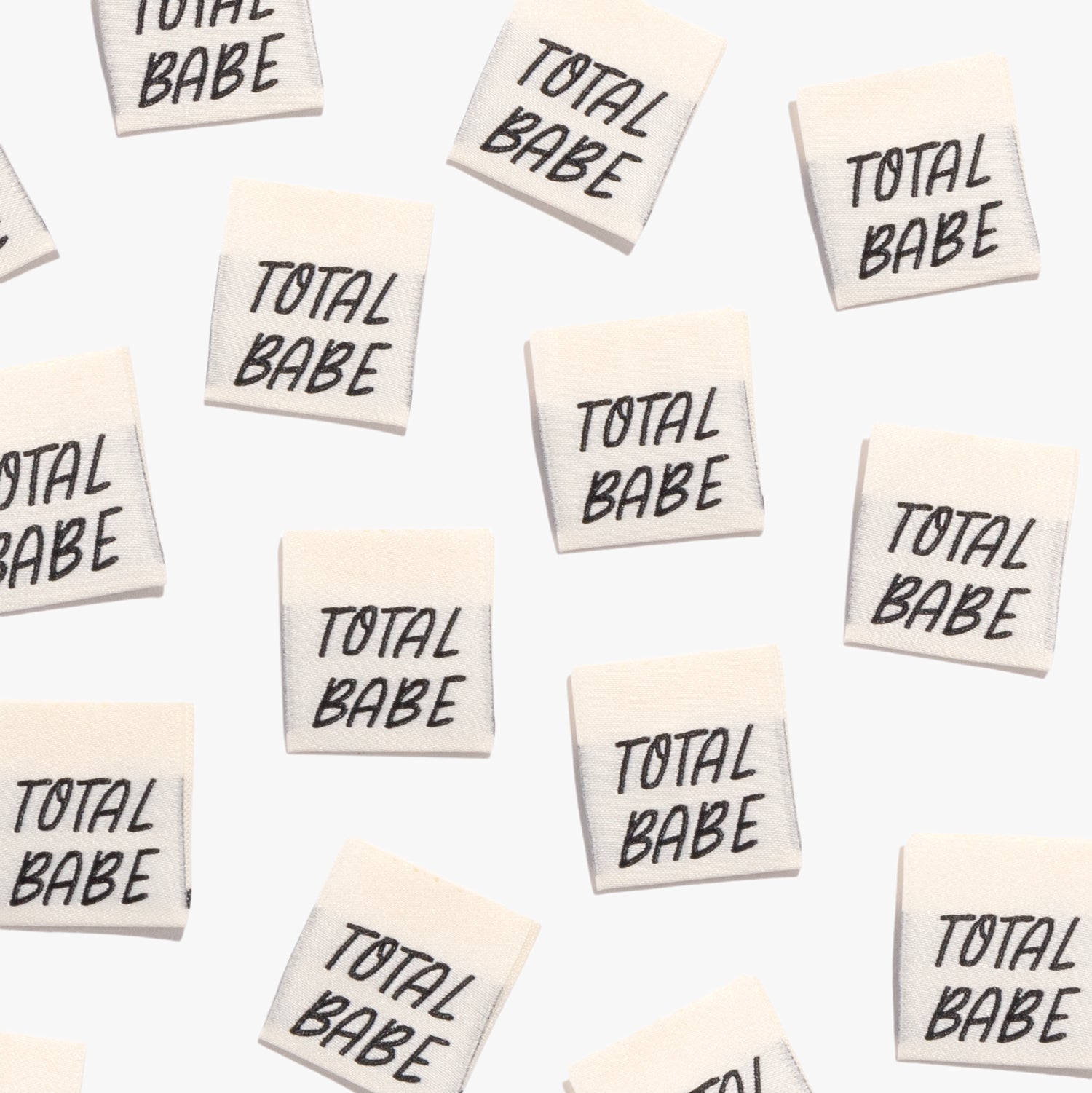 "TOTAL BABE" Woven Label Pack - Kylie And The Machine - Simplifi Fabric