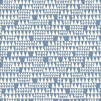 Upwards - Blue - Imprint - Eloise Renouf - Cloud 9 Fabrics - Poplin - Simplifi Fabric