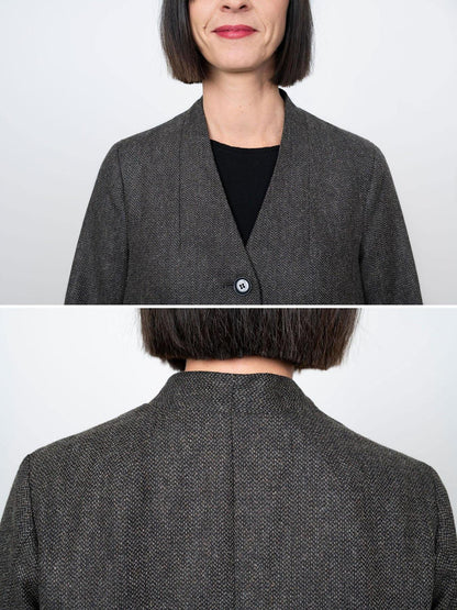 V - Neck Coat Pattern - The Assembly Line - Simplifi Fabric