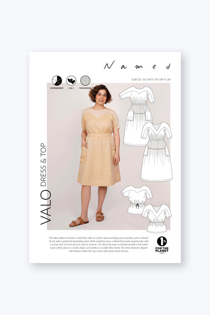 Valo Dress and Top - PDF Pattern - Named Clothing - Simplifi Fabric