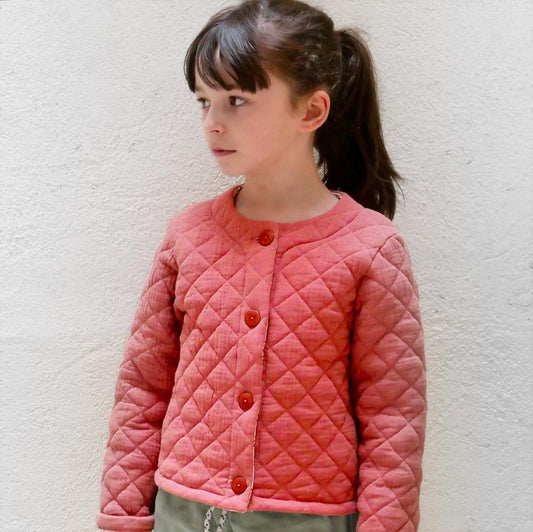 Vic Cardigan Sewing Pattern - Unisex 3/12Y - Ikatee - Simplifi Fabric