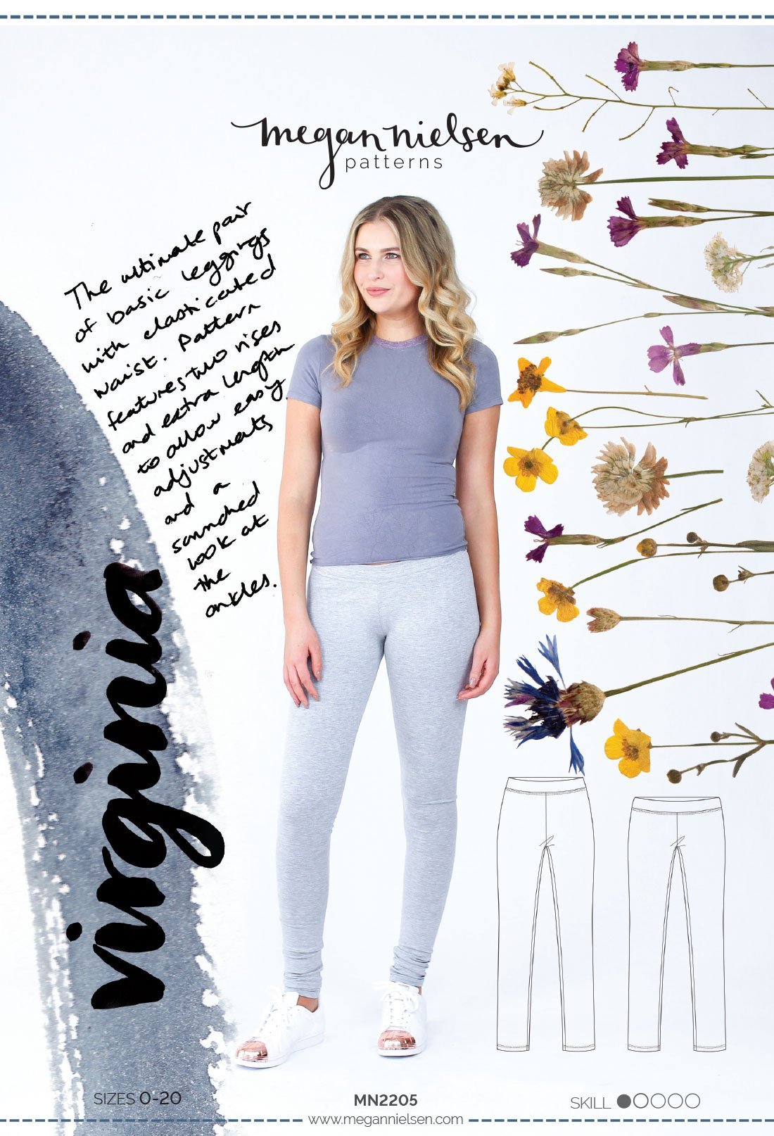 Virginia Leggings - Megan Nielsen Patterns - Sewing Pattern - Simplifi Fabric