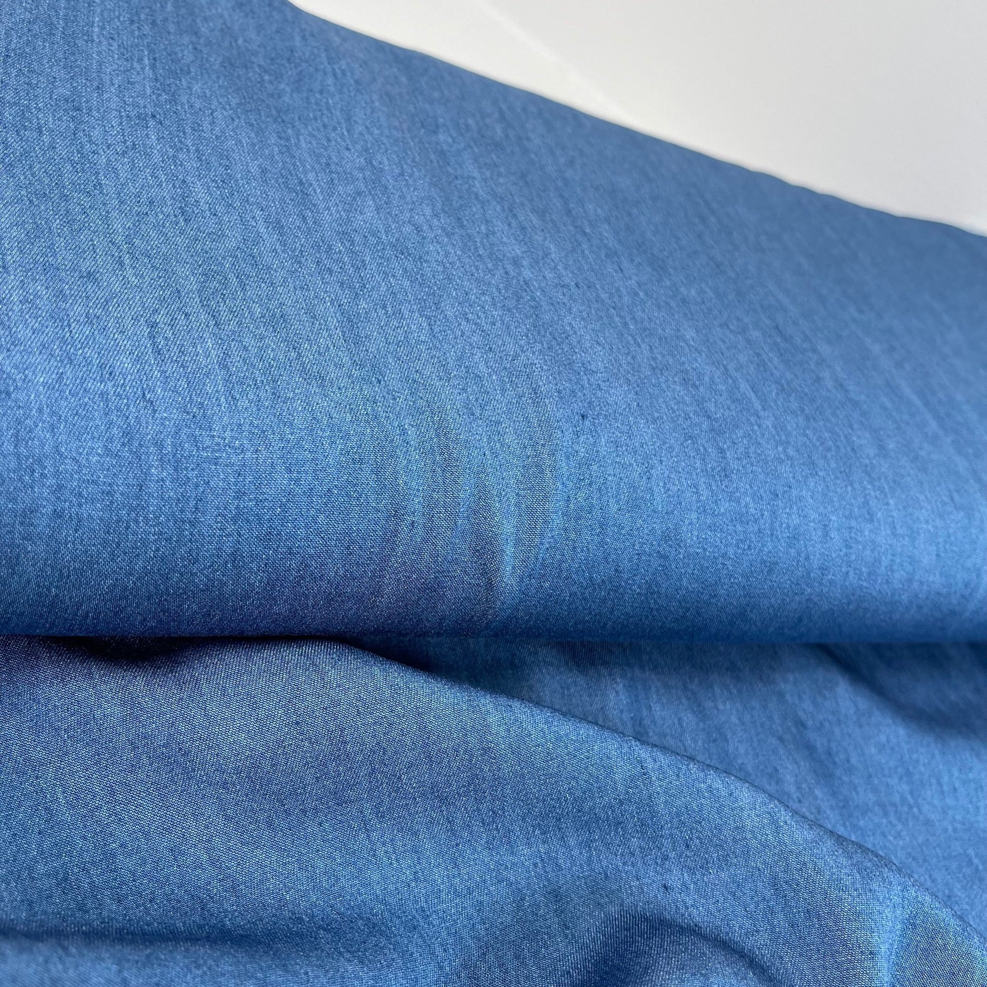 Viscose Chambray - Mid Blue - Simplifi Fabric