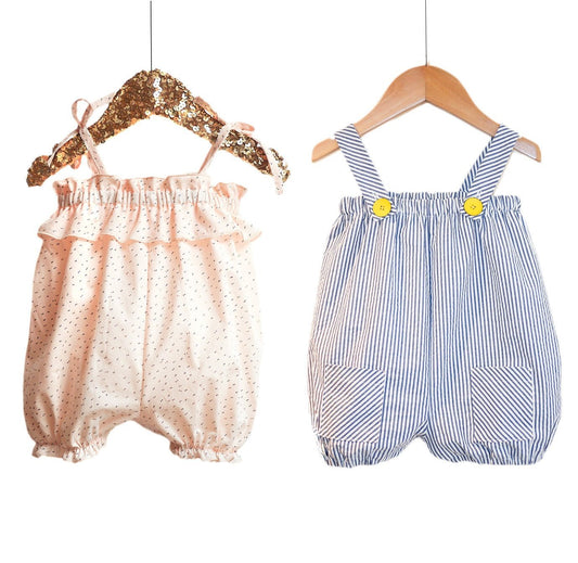 Volantis Tank Romper Sewing Pattern - Baby 1/24M - Ikatee - Simplifi Fabric