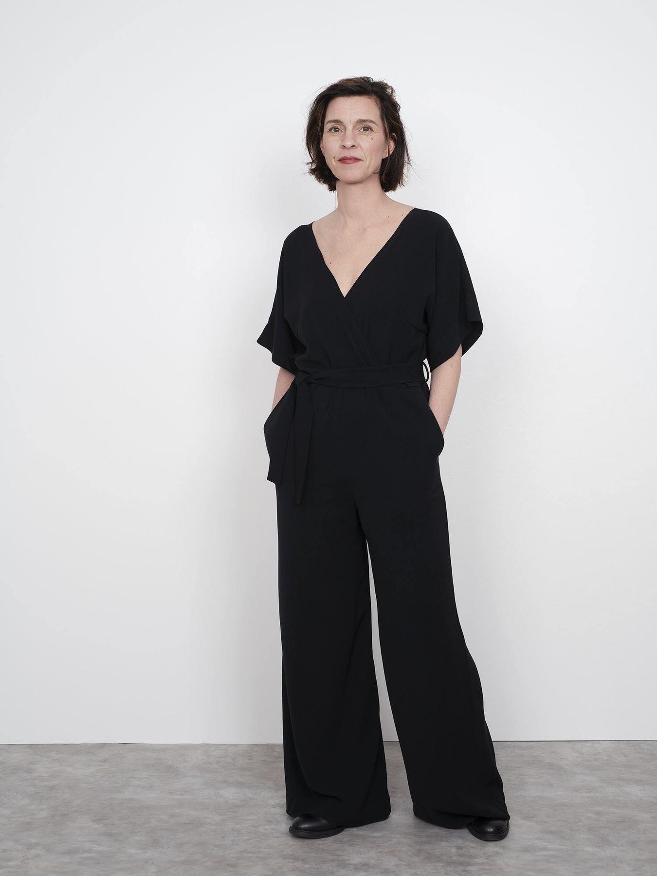 Wide - Leg Jumpsuit Pattern - The Assembly Line - Simplifi Fabric