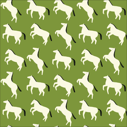 Wild Horses - Through The Window - Di Ujdi - Cloud 9 Fabrics - Poplin - Simplifi Fabric