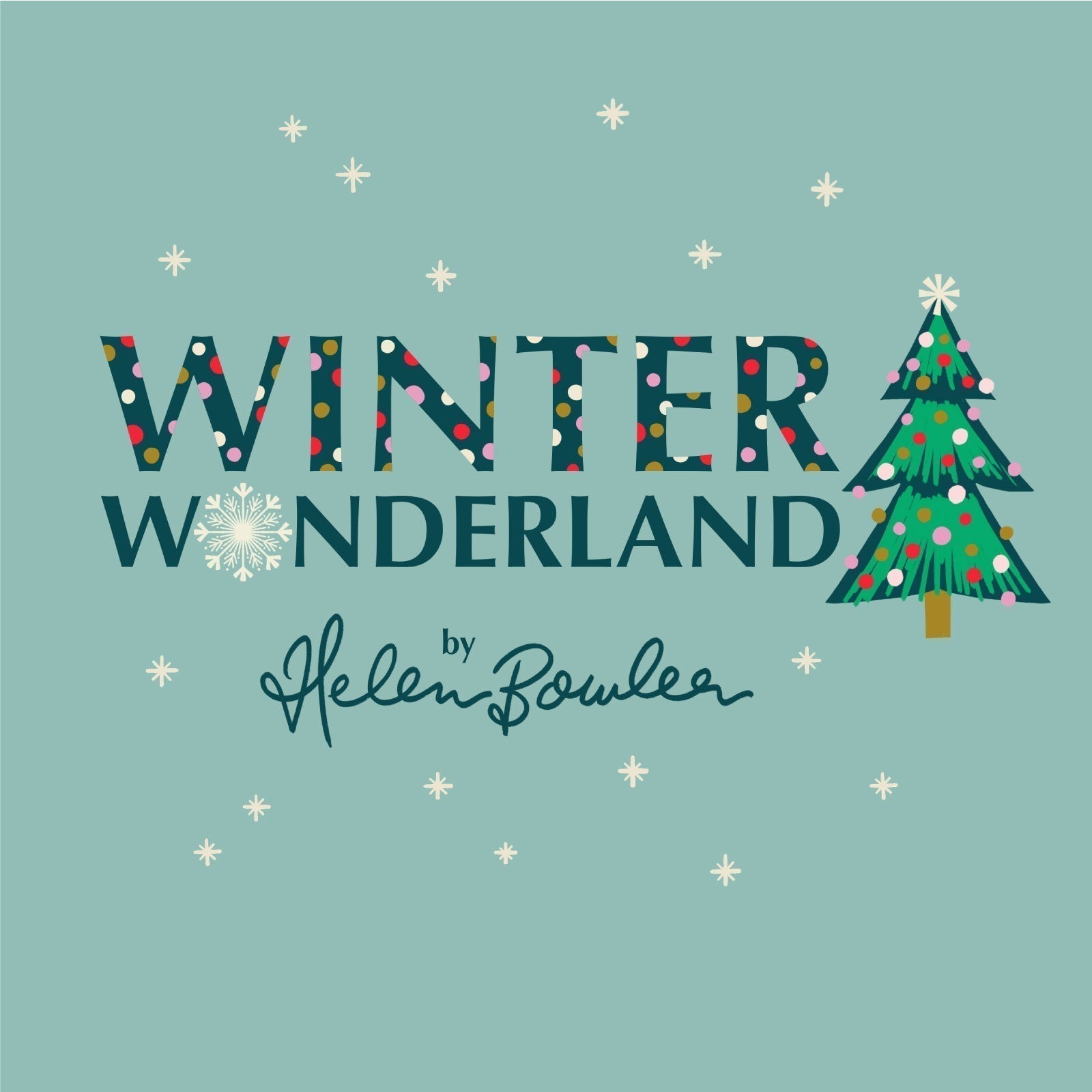 Winter Crackers - Winter Wonderland - Helen Bowler - Cloud 9 Fabrics - Poplin - Simplifi Fabric