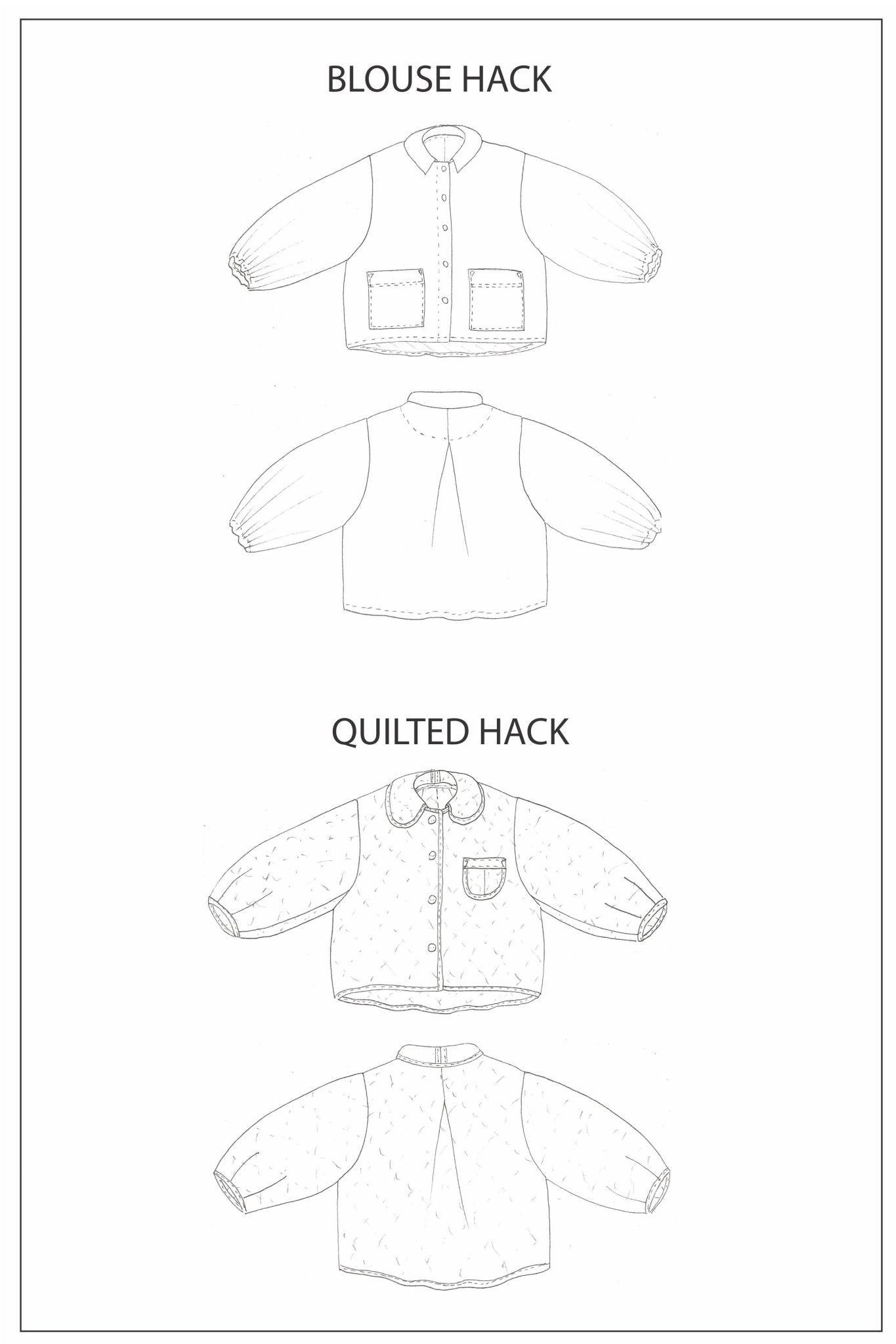 ZW Bell Jacket - Birgitta Helmersson - PDF Pattern - Simplifi Fabric