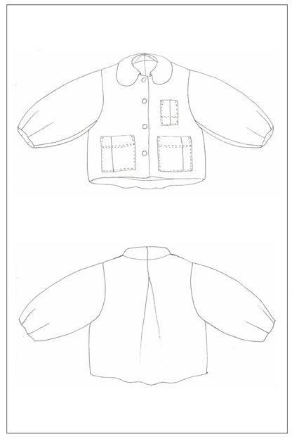 ZW Bell Jacket - Birgitta Helmersson - PDF Pattern - Simplifi Fabric