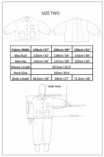 ZW Bell Jacket - Birgitta Helmersson - PDF Pattern - Simplifi Fabric