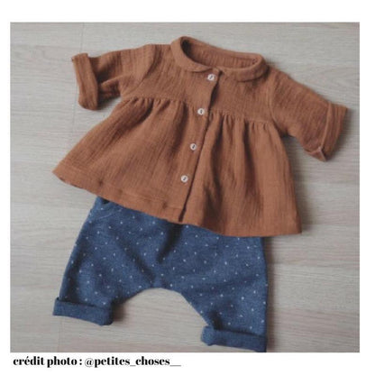 Sevilla Unisex Harem Pants Sewing Pattern - Baby 1M/4Y - Ikatee