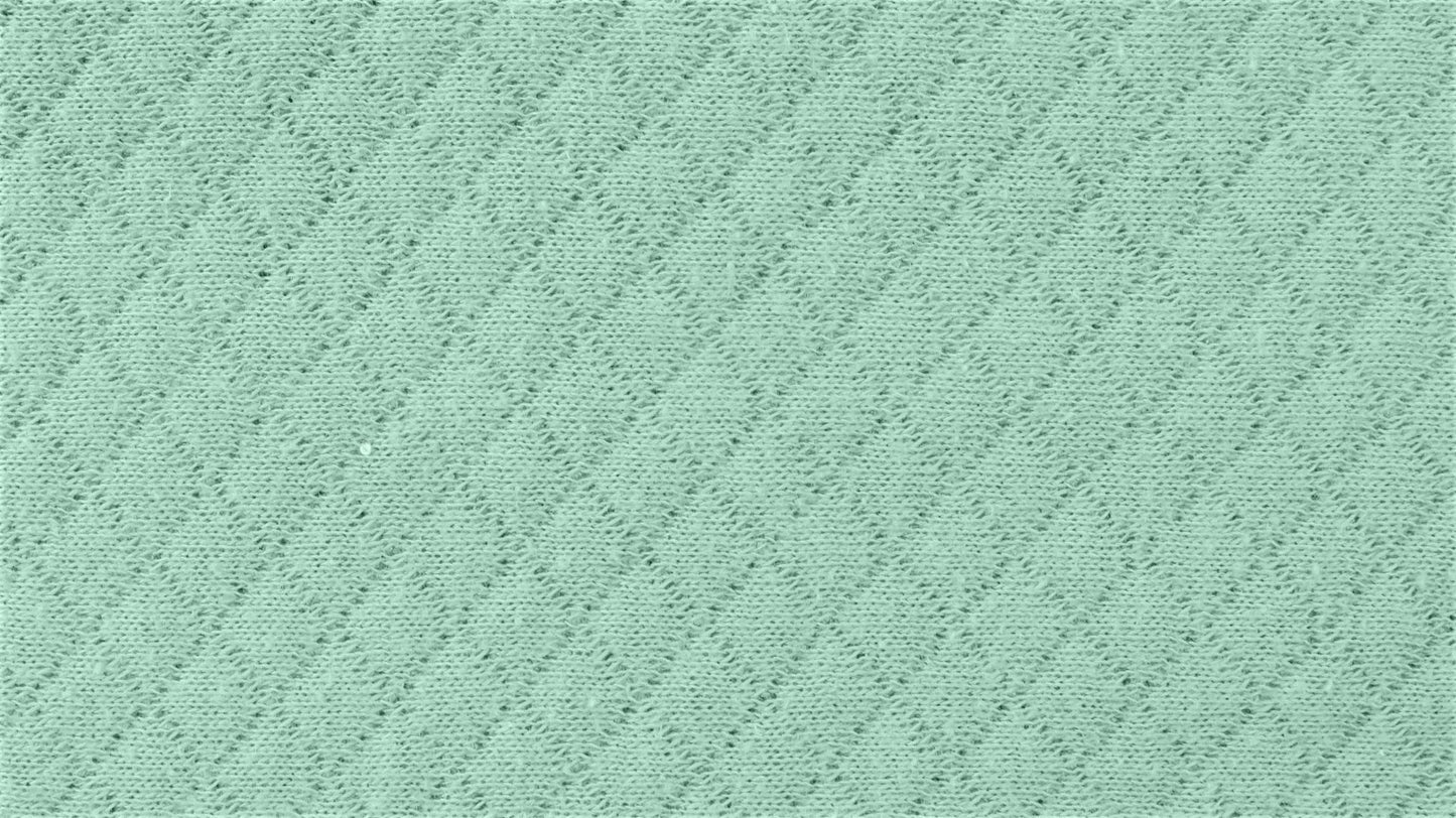 Quilted Double-Sided Cotton Jersey - European Import - Oeko-Tex® - Old Green