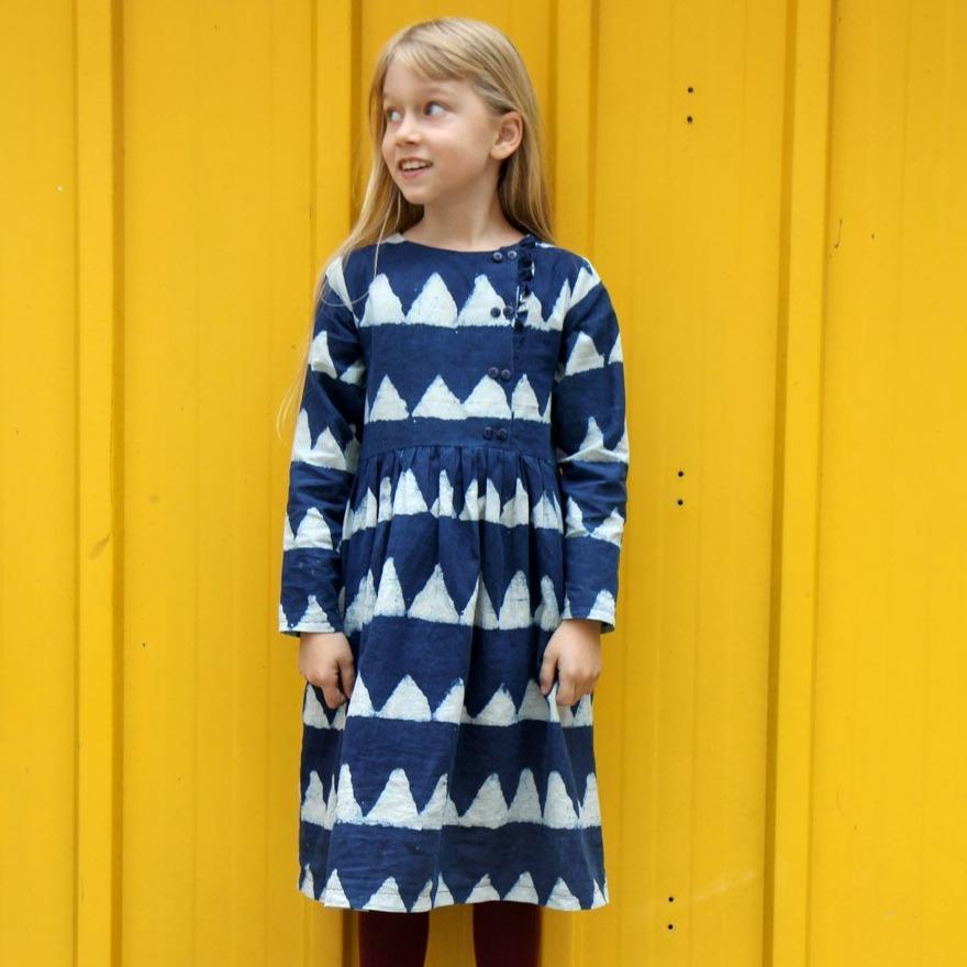 Elona Blouse and Dress Sewing Pattern - Girl 3/12Y - Ikatee