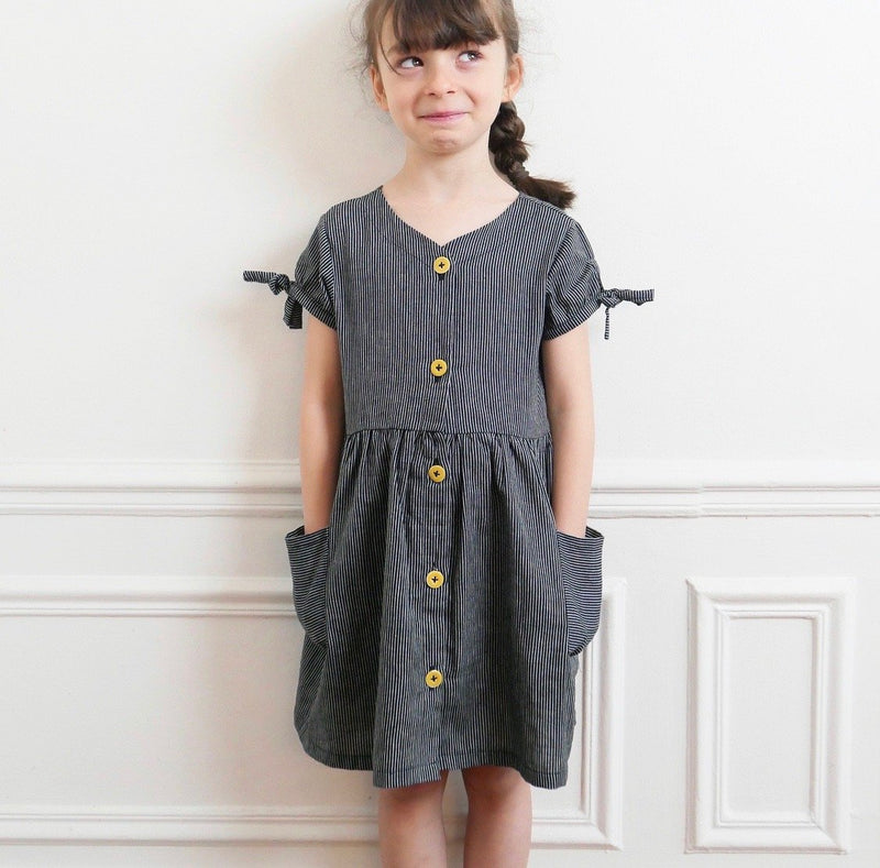 Anna Dress Sewing Pattern - Girl 3/12Y - Ikatee – Simplifi Fabric