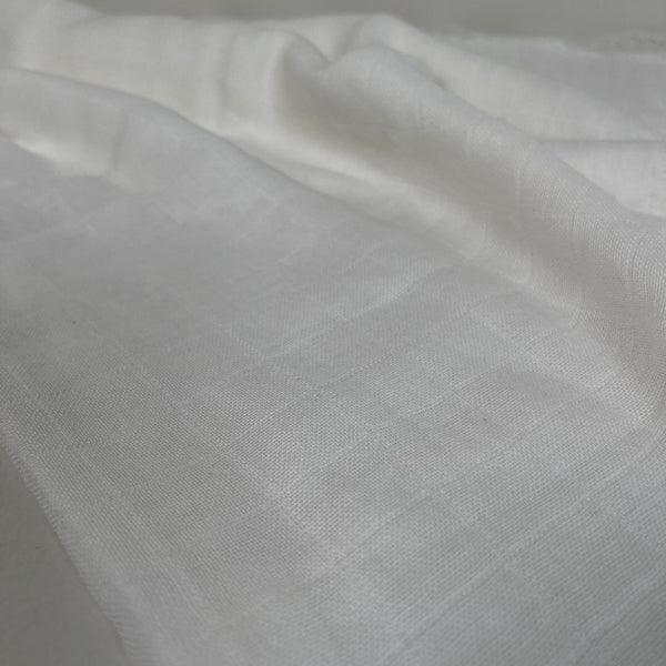 Double muslin of organic cotton in natural colour