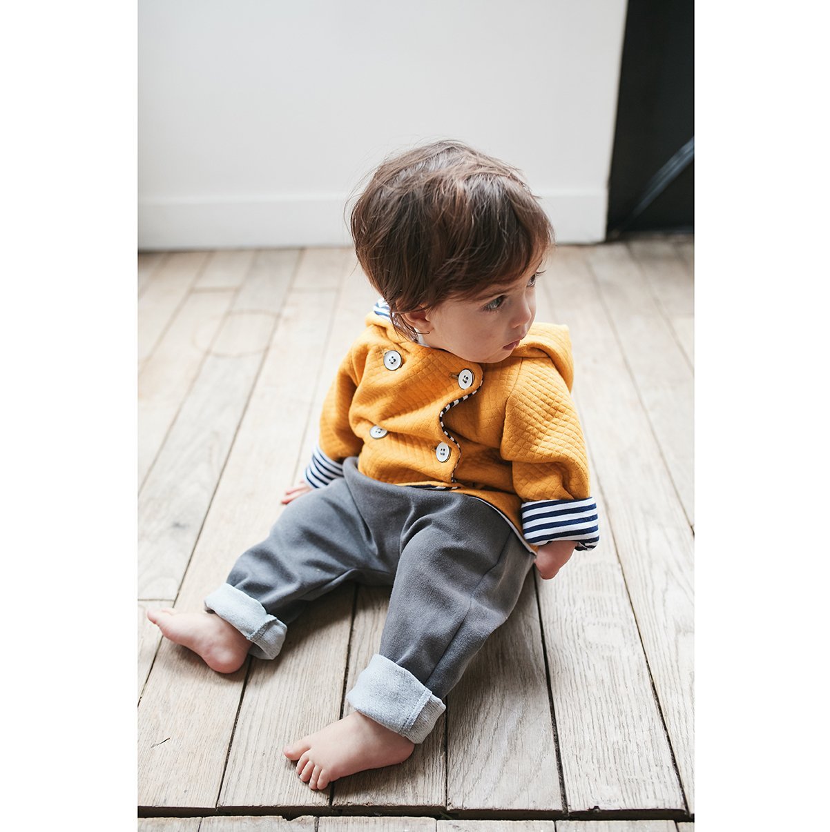 Sevilla Unisex Harem Pants Sewing Pattern - Baby 1M/4Y - Ikatee