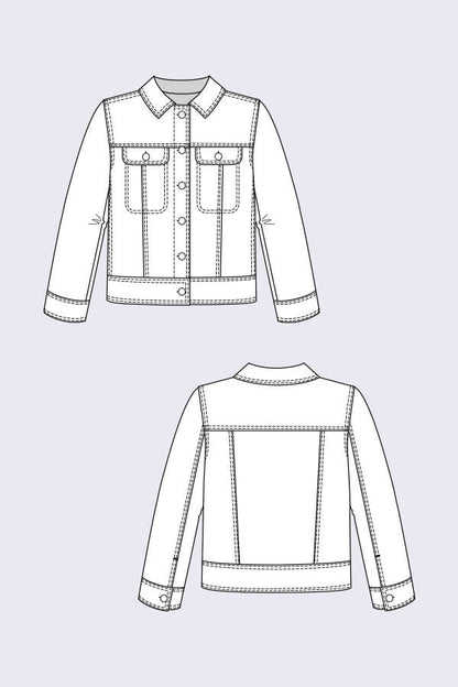 Maisa Denim Jacket - Named Clothing - Sewing Pattern