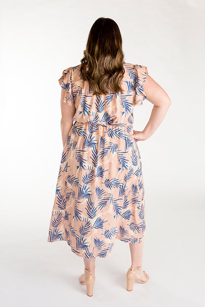 Orchid Midi Dress Pattern - Chalk + Notch