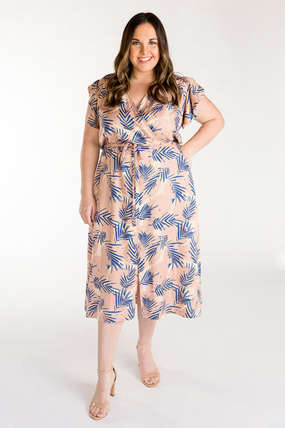 Orchid Midi Dress Pattern - Chalk + Notch