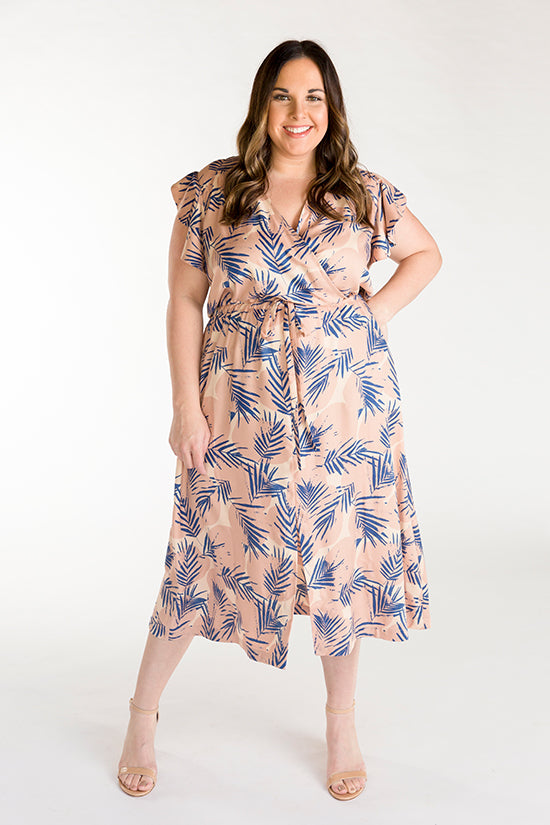 Orchid Midi Dress Pattern - Chalk + Notch