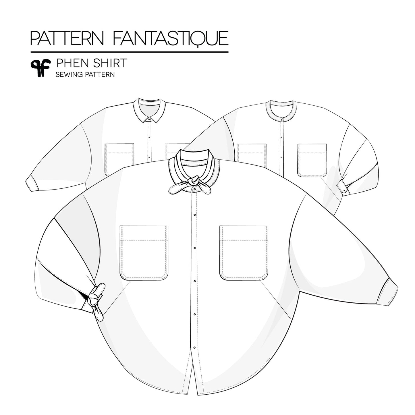 Phen Shirt - Sewing Pattern - Pattern Fantastique