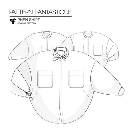 Phen Shirt - Sewing Pattern - Pattern Fantastique